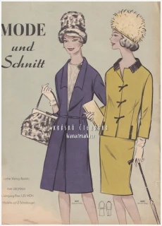 MODE UND SCHNITT Heft 080/1964 | Módní časopis s krejčovskými střihy z NDR