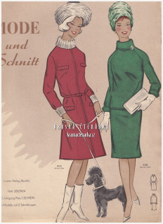 MODE UND SCHNITT Heft 084/1964 | Módní časopis s krejčovskými střihy z NDR